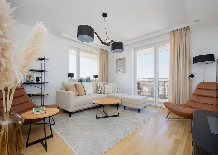 Luxury Four Bedroom Apartment With Parking & Balcony In Mokotow By Renters Prestige